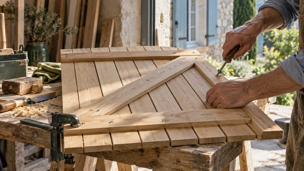 Fabriquer un volet en bois sur mesure sans qu’il s’affaisse