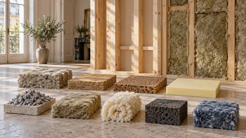 Isolant thermique pour mur : 9 matériaux à comparer avant de choisir