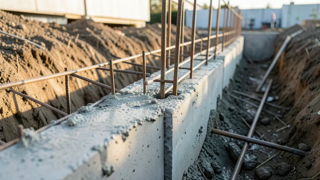 Longrine pour fondation : rôle, pose et points de contrôle