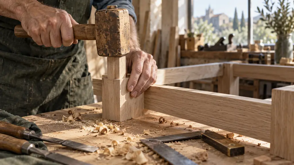 Tenons et mortaises : 6 étapes pour un assemblage solide
